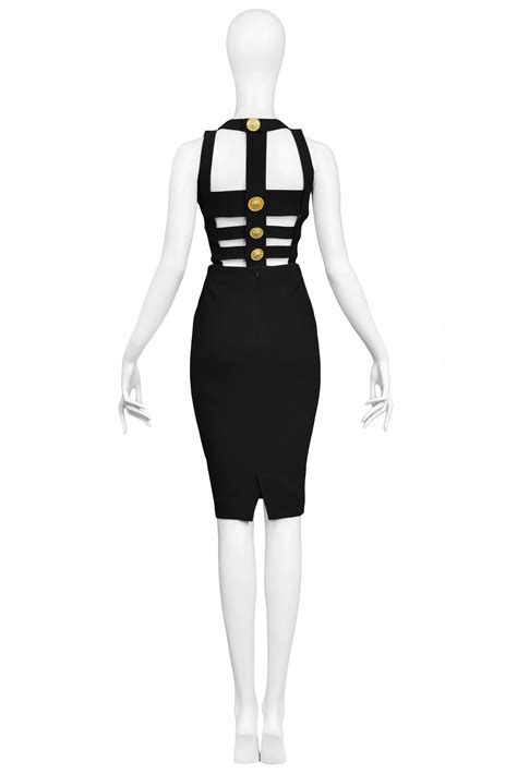 1992 versace bondage dress